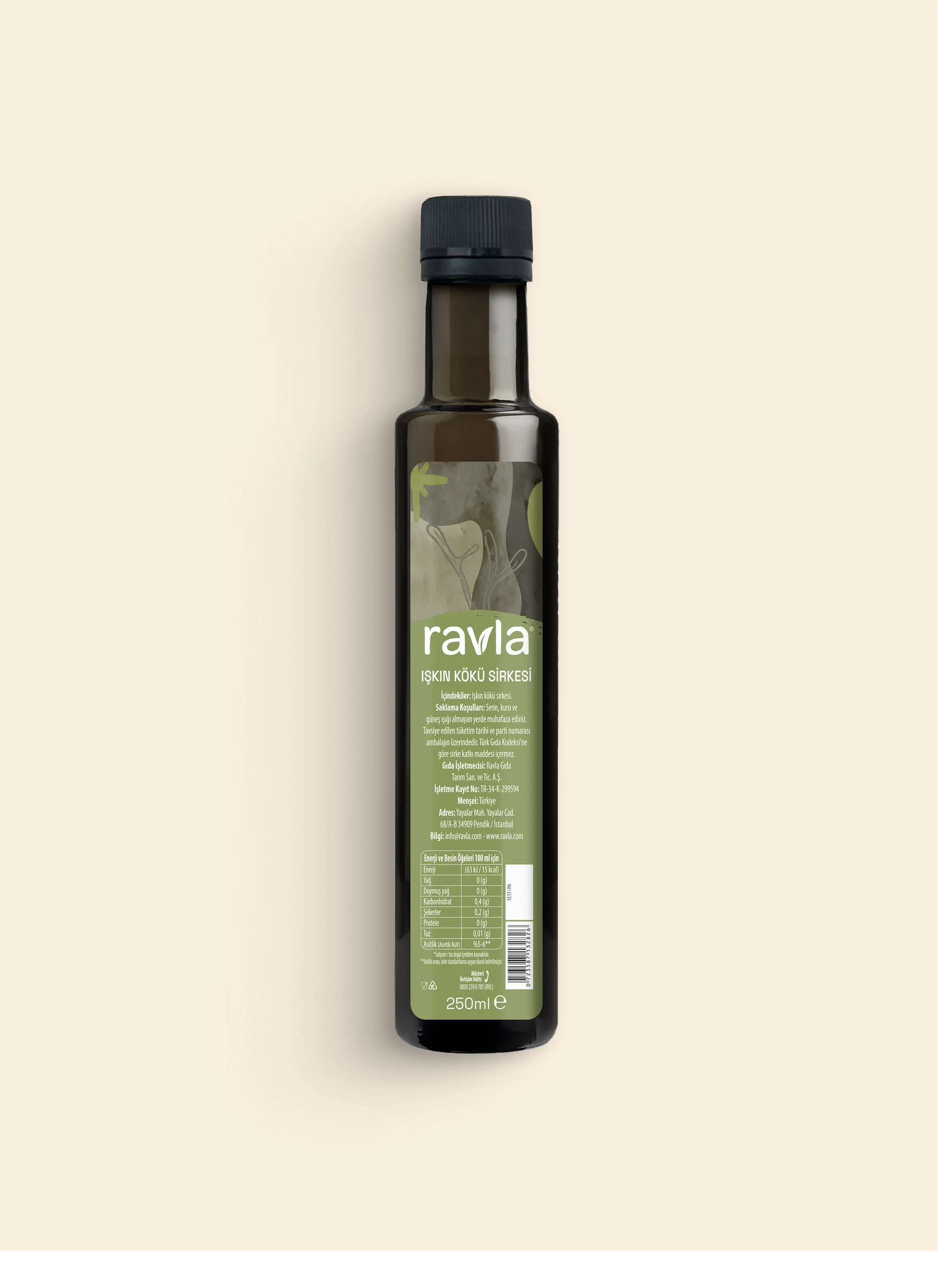 Ravla Işkın Kökü Sirkesi - 250ml