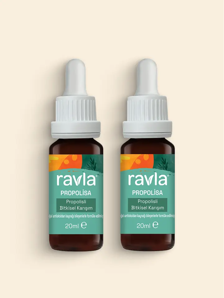 2'li Ürün - Ravla Propolisa Propolisli Bitkisel Karışım - 20ml