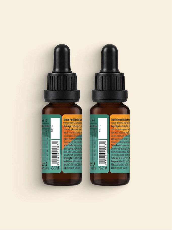 2'li Ürün - Ravla Propolisa Propolisli Bitkisel Karışım - 20ml