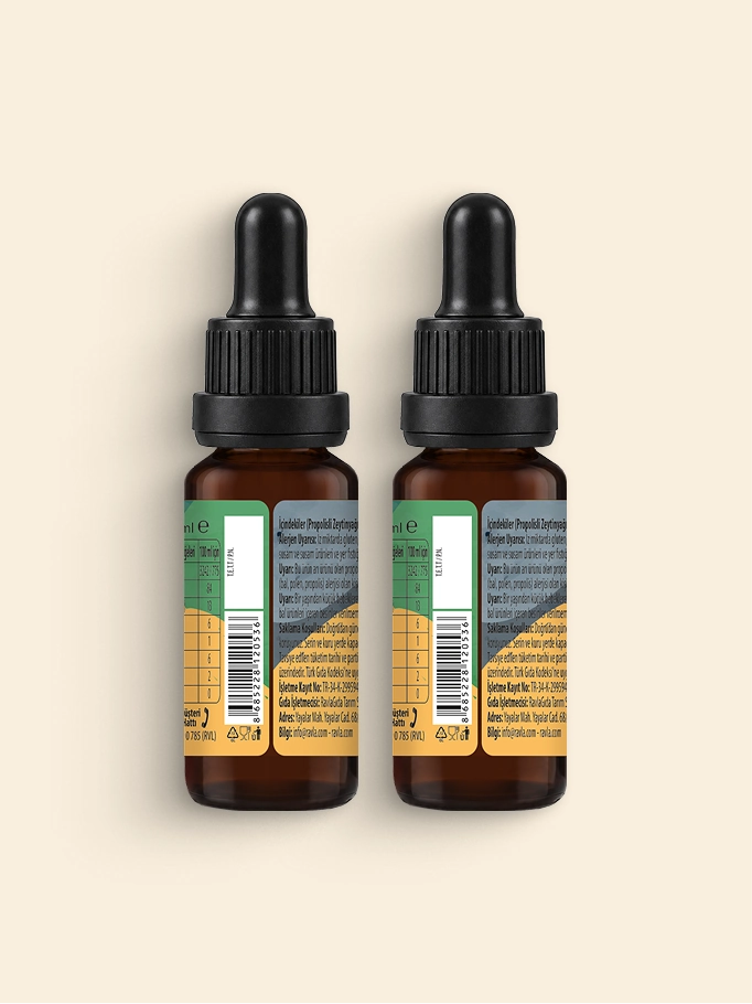 2'li Ürün - Ravla Propolisli Zeytinyağ - 20ml