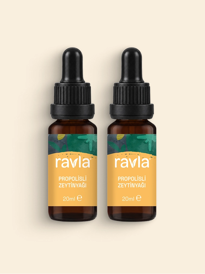 2'li Ürün - Ravla Propolisli Zeytinyağ - 20ml