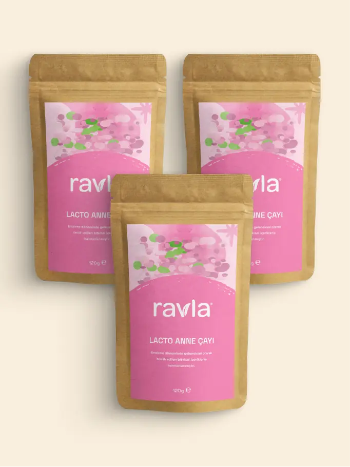 3'lü Ürün - Ravla Lacto Anne Çayı - 120g