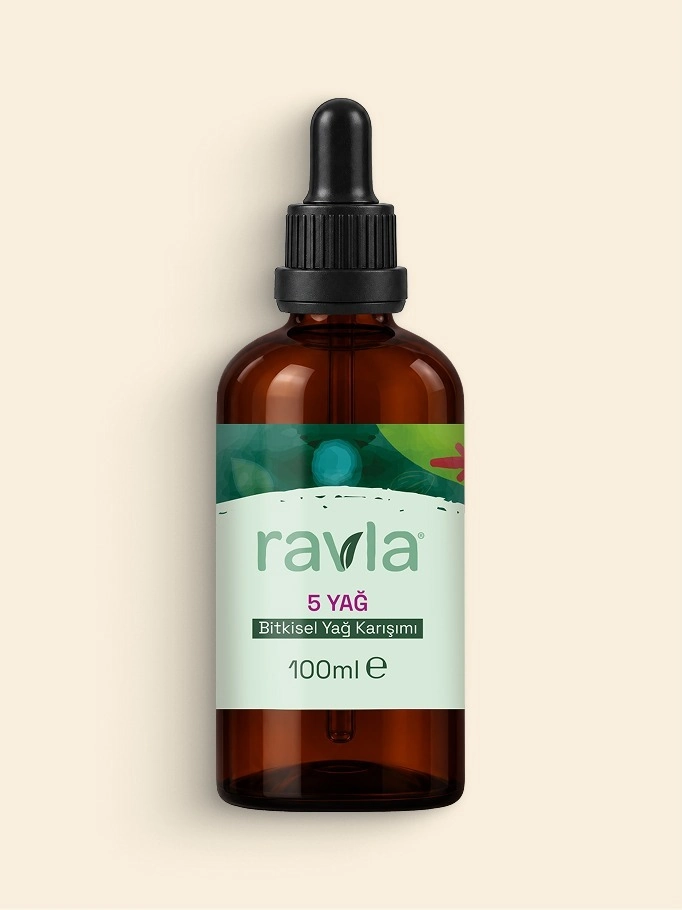 Ravla 5 Yağ Bitkisel Yağ Karışımı - 100ml