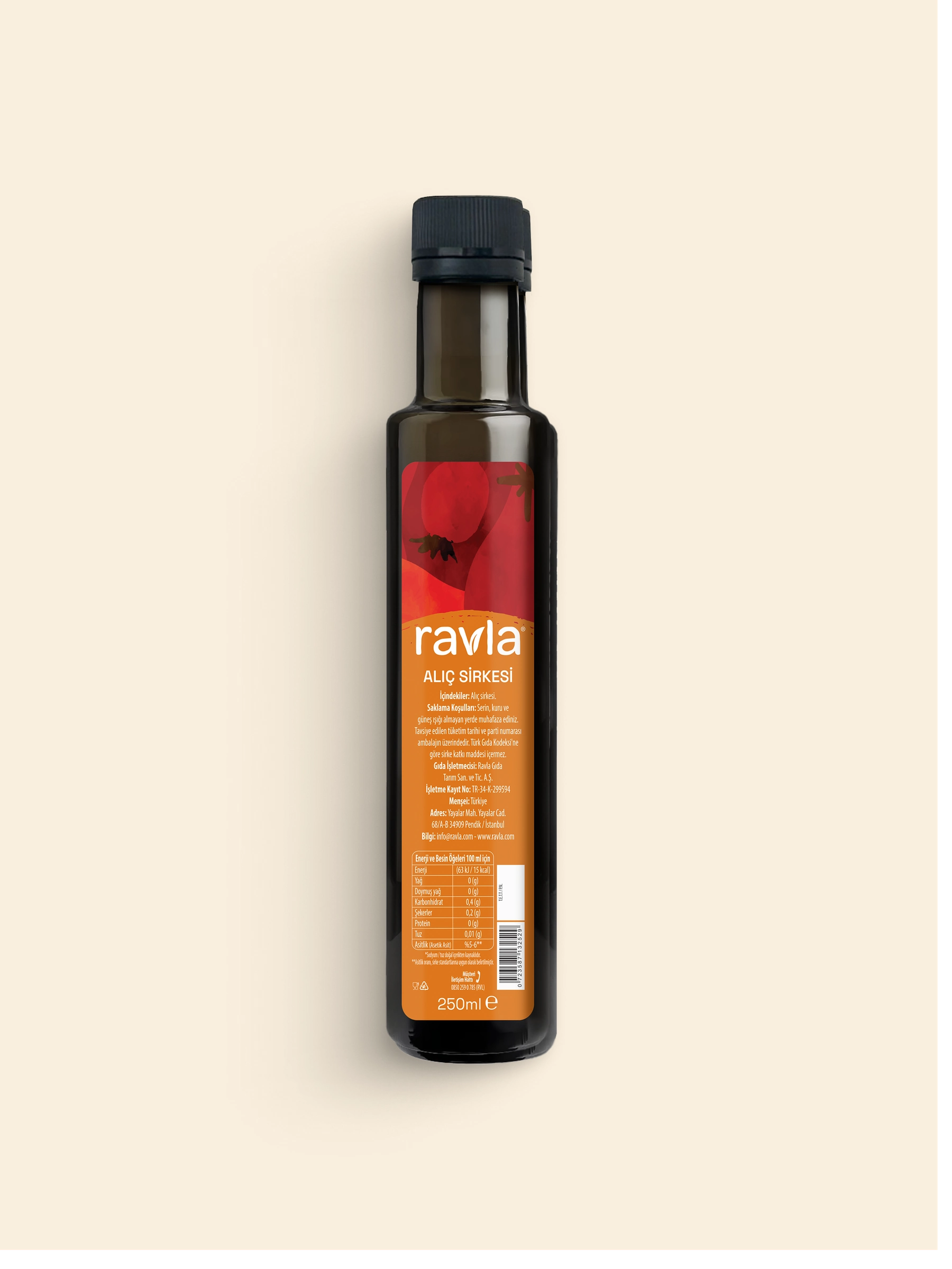 Ravla Alıç Sirkesi - 250ml