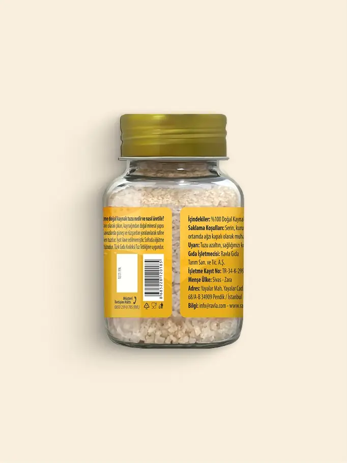 Ravla Altın Tuz - Doğal Kaynak Tuzu 120g