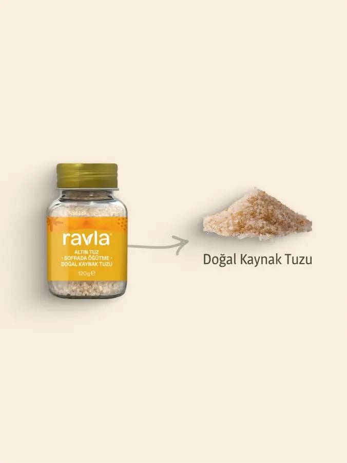 Ravla Altın Tuz - Doğal Kaynak Tuzu 120g