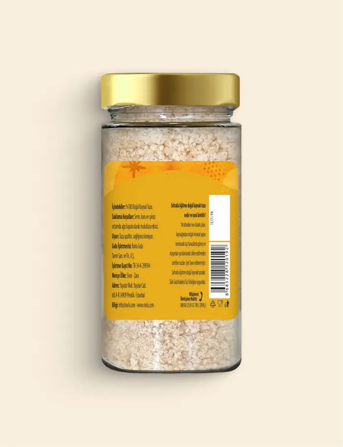 Ravla Altın Tuz - Doğal Kaynak Tuzu 450g