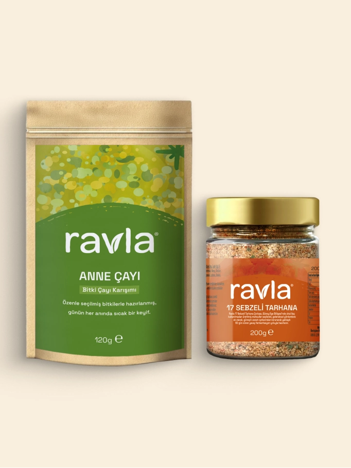 2'li Ürün - Ravla Anne Çayı 120g / Ravla 17 Sebzeli Tarhana 200g