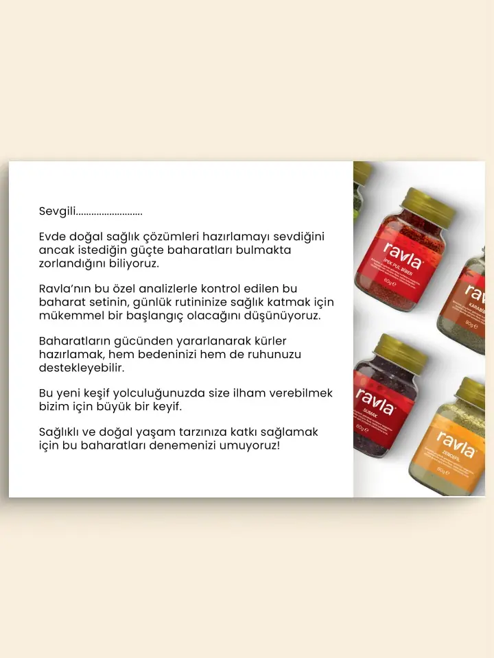 Ravla Hediye Kutulu Baharat Seti