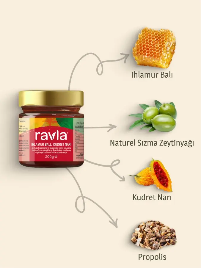 Ravla Ihlamur Ballı Kudret Narı - 200g