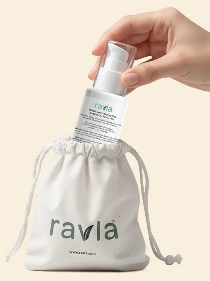 Ravla Minolia Zeytin Yaprağı Ekstratlı Bebek Masaj Yağı - 100ml