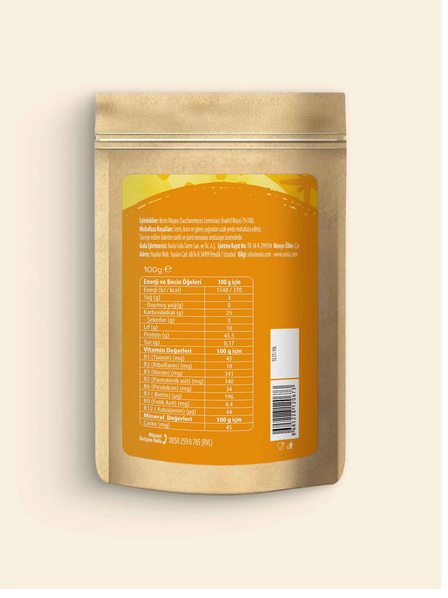 Ravla Besin Mayası - 100g