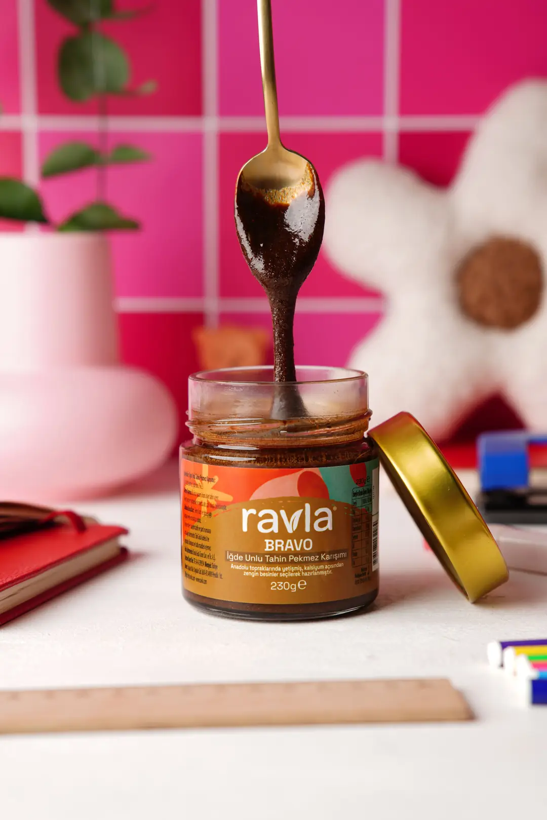 Ravla Bravo İğde Unlu Tahin Pekmez Karışımı - 230g