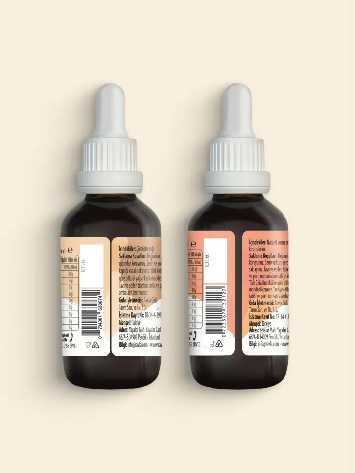 2'li Ürün - Ravla Udim Kostus Yağı - 50ml / Ravla Çörek Otu Yağı 50ml