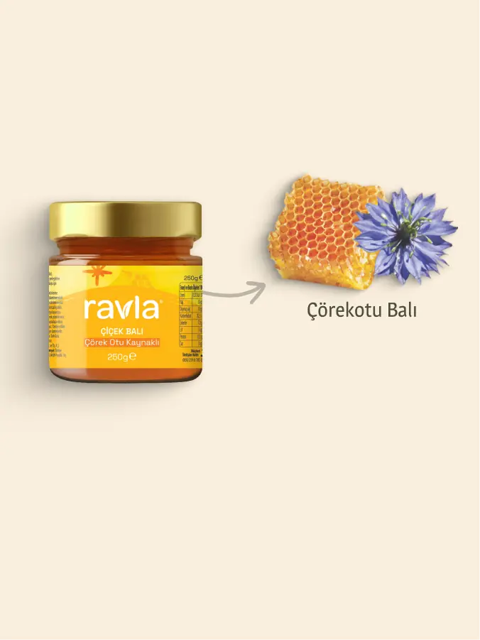 Ravla Çörek Otu Balı - 250g