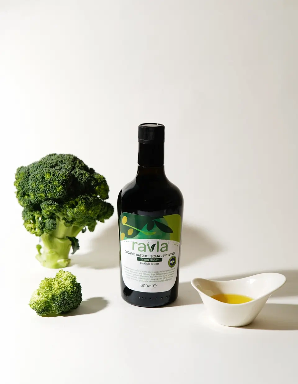 Ravla Organik Erken Hasat Zeytinyağı – İçimlik 500 ml