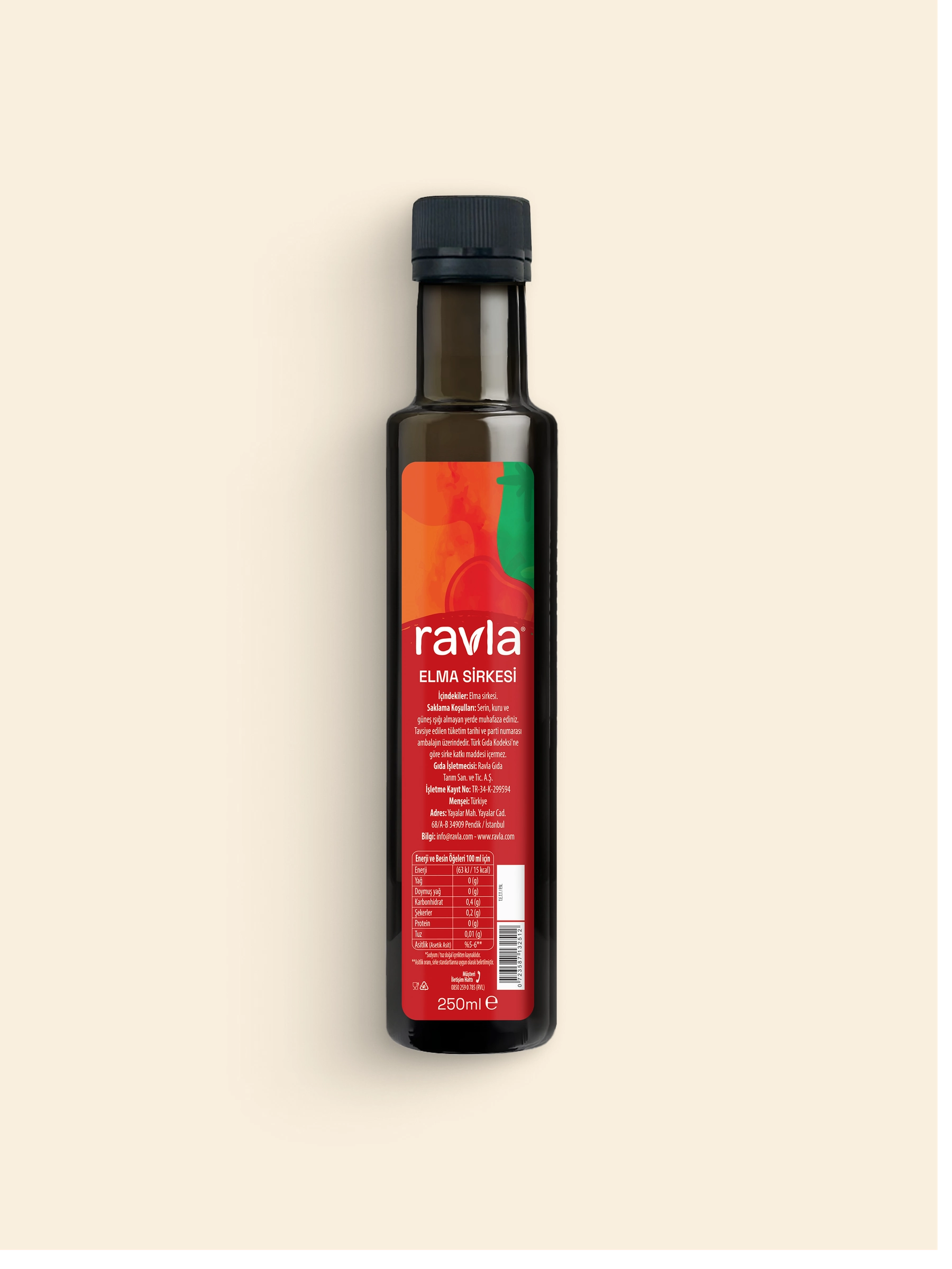 Ravla Elma Sirkesi - 250ml