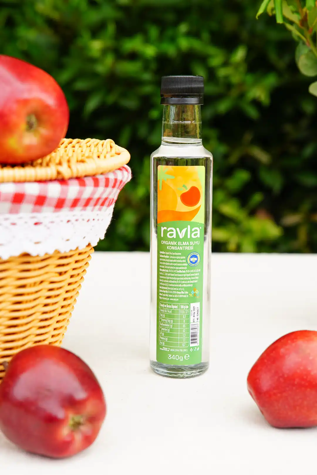 Ravla Organik Elma Suyu Konsantresi - 340g