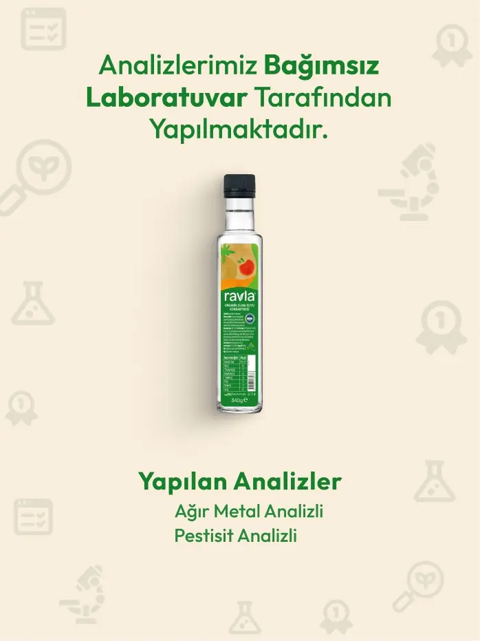Ravla Organik Elma Suyu Konsantresi - 340g
