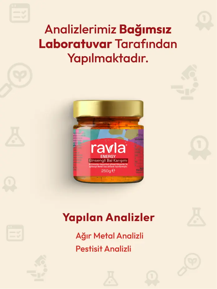 Ravla Energy Ginsengli Bal Karışım - 250g
