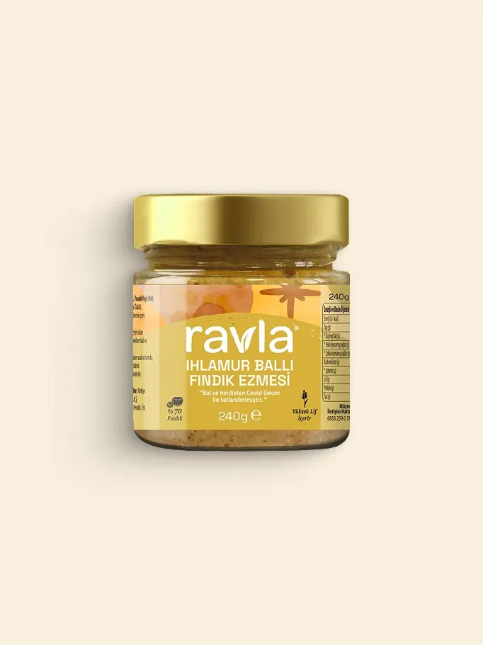 Ravla Ihlamur Ballı Fındık Ezmesi - 240g