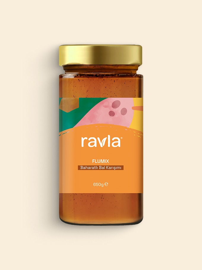 Ravla Flumix Baharatlı Bal Karışımı - 650g