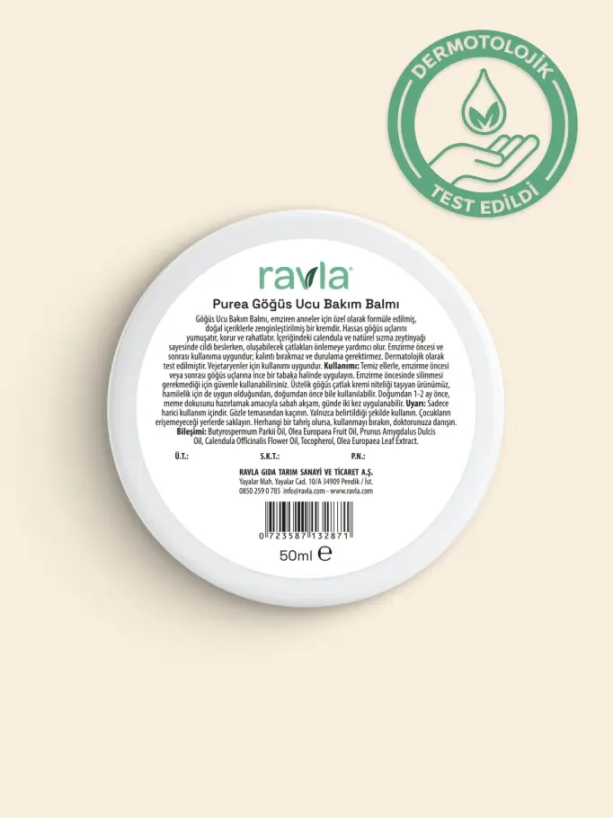 Ravla Purea Göğüs Ucu Bakım Balmı - 50ml