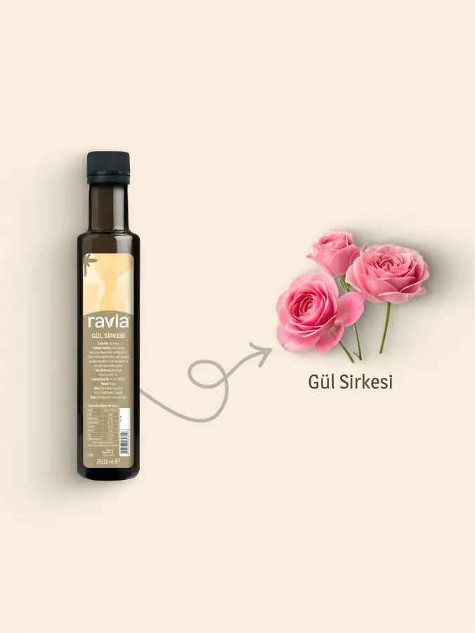 Ravla Gül Sirkesi - 250ml