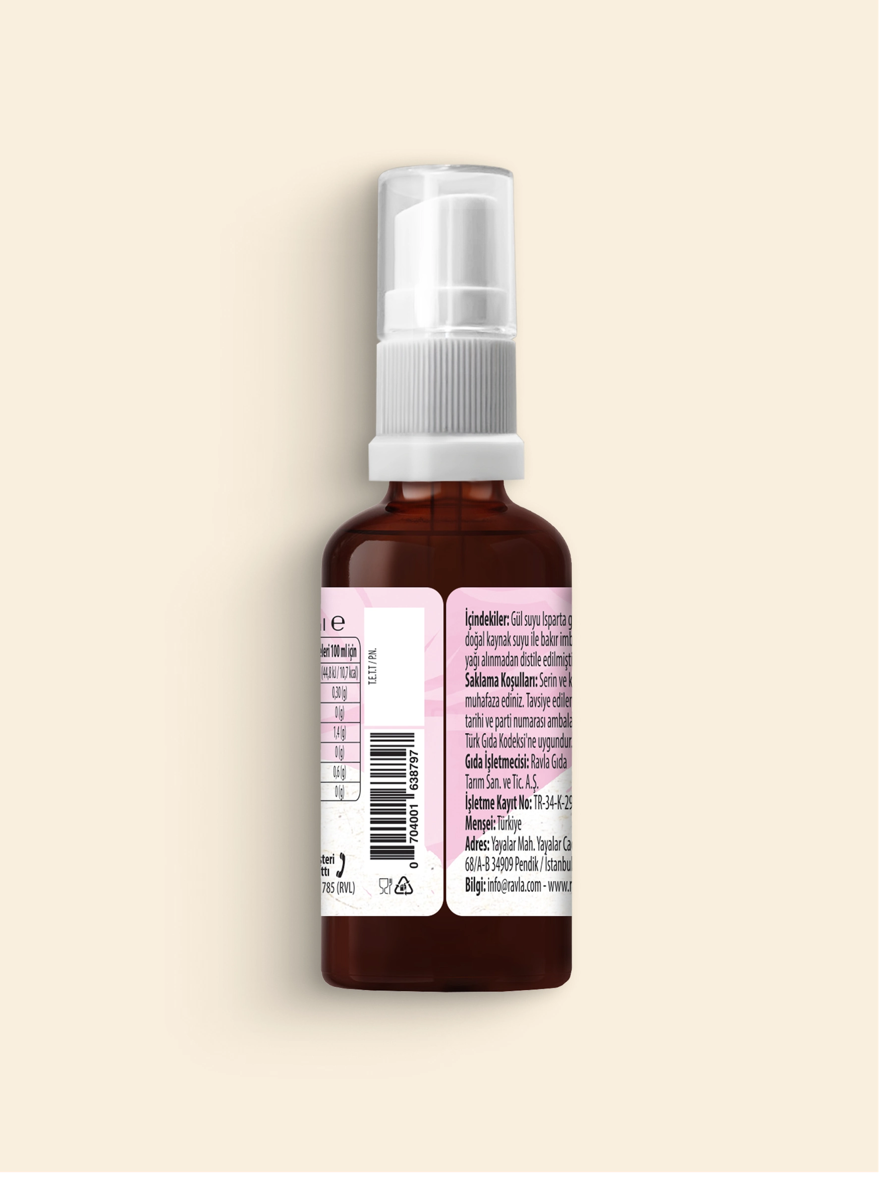 Ravla Gül Suyu - 50ml