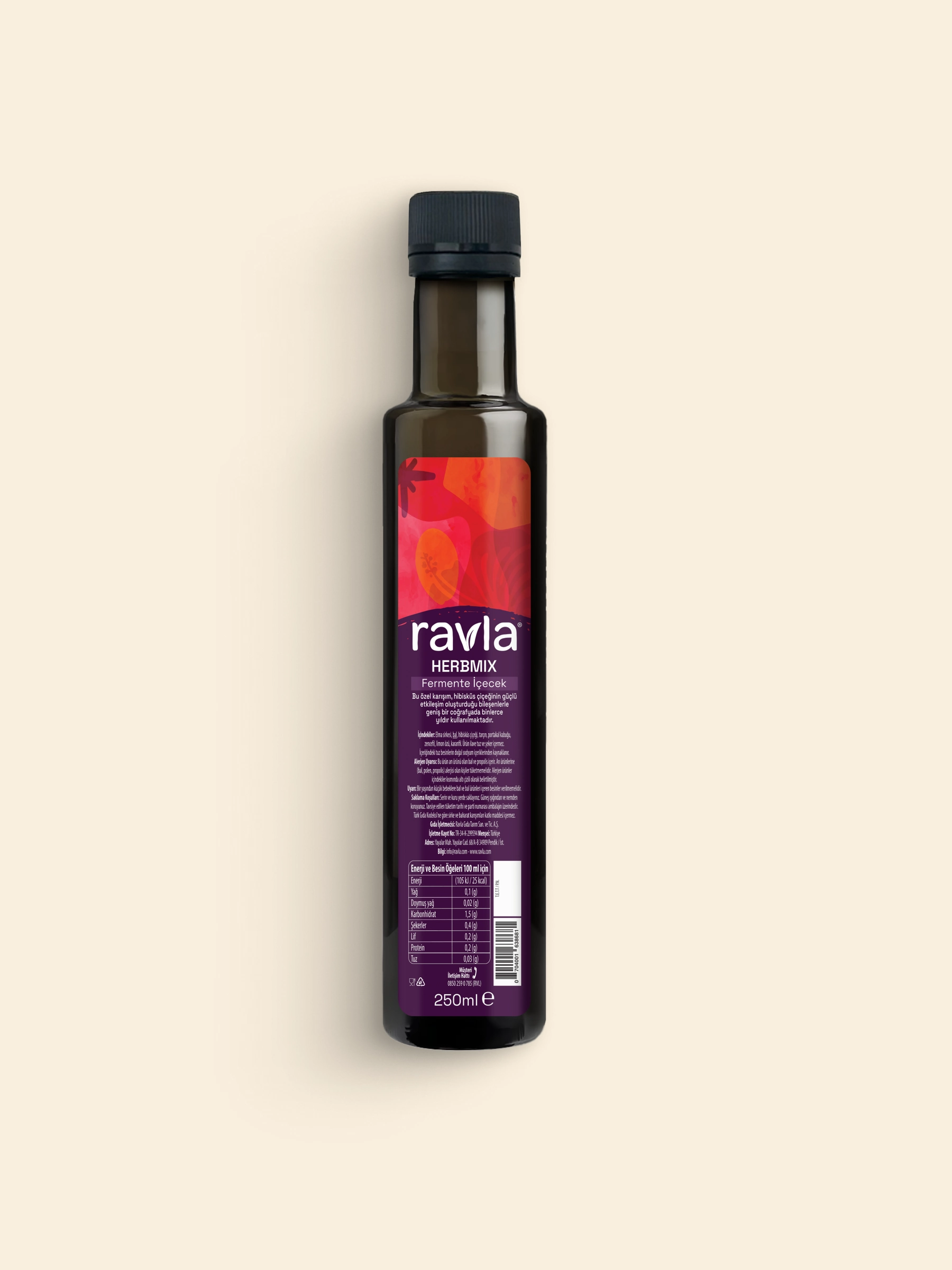 Ravla Herbmix Fermente İçecek - 250ml