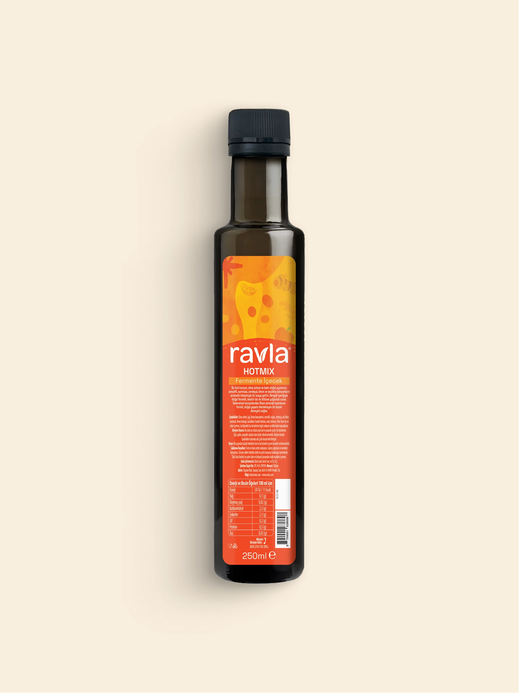 Ravla Hotmix (Fermente İçecek) - 250ml