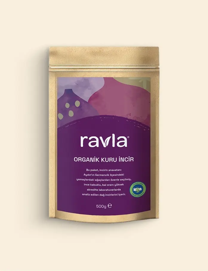 Ravla Organik Kuru İncir - 500g