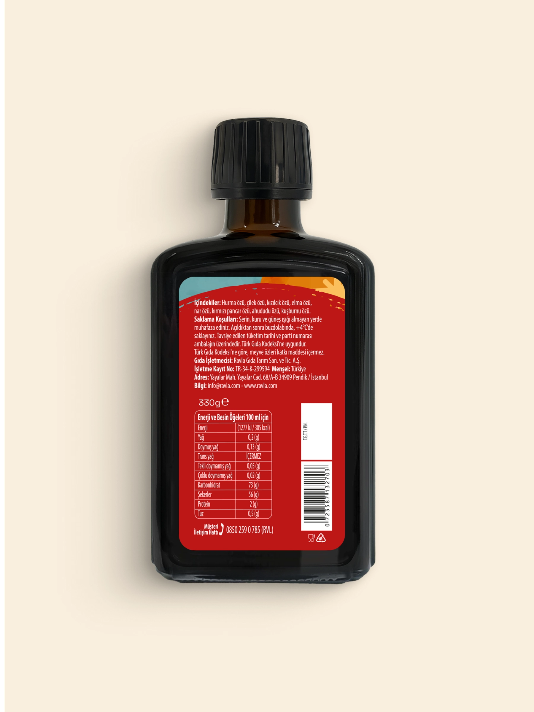 Ravla Kırmızı Meyveli Karışım - 330g
