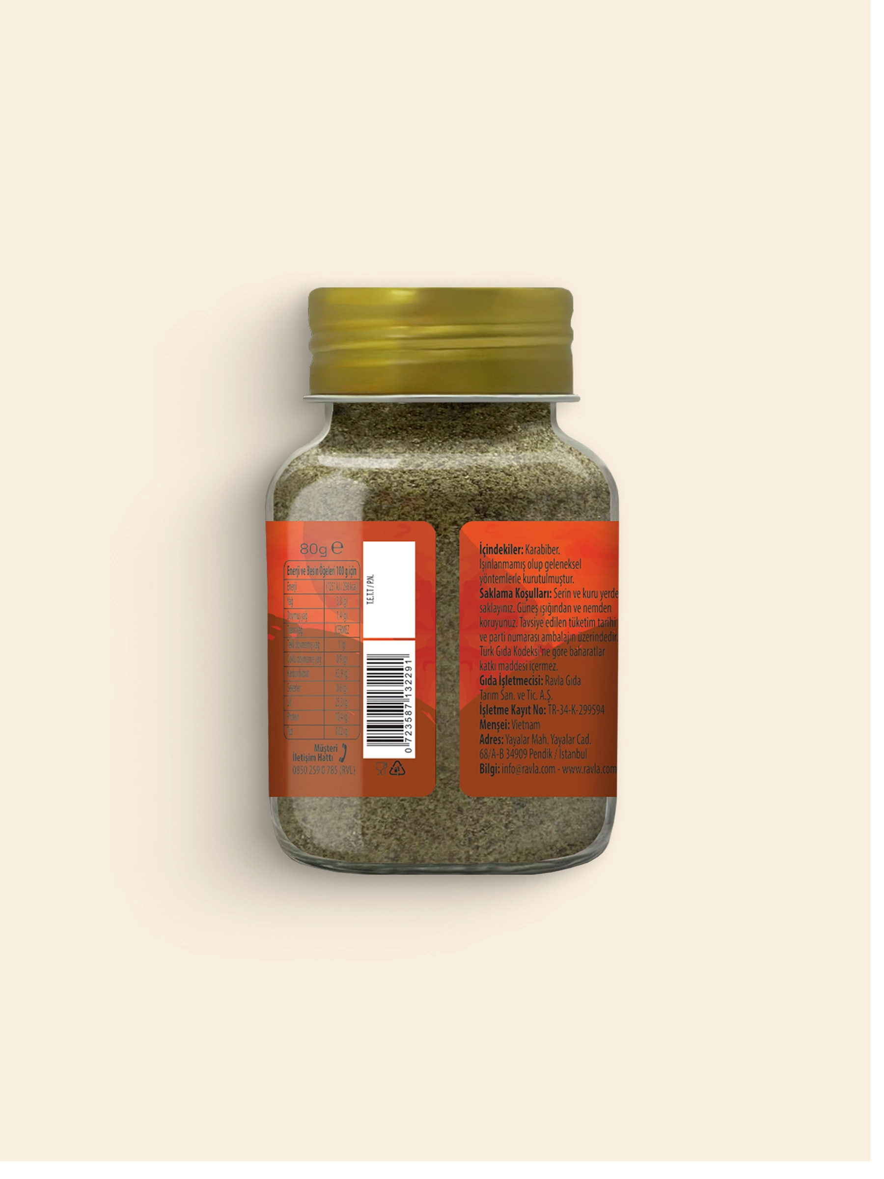 Ravla Karabiber - 80g