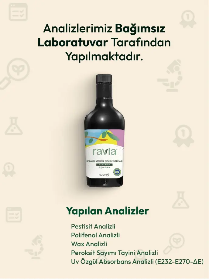 Ravla Organik Zeytinyağı – Bebek ve Çocuklara Özel Yüksek Polifenol Serisi 500ml