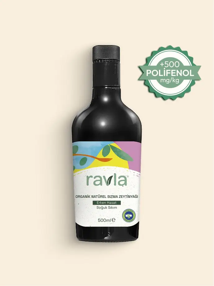 Ravla Organik Zeytinyağı – Bebek ve Çocuklara Özel Yüksek Polifenol Serisi 500ml