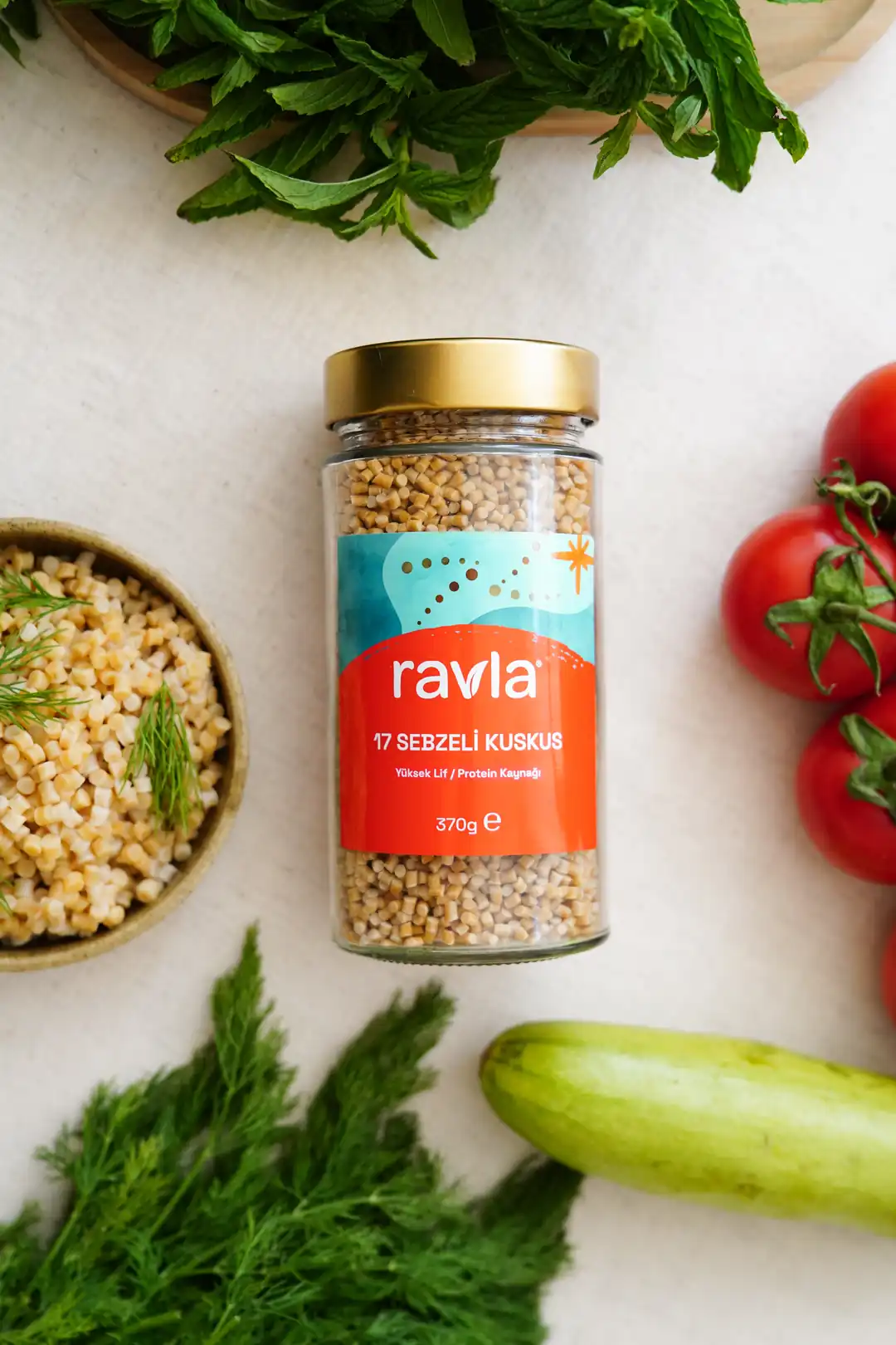 Ravla 17 Sebzeli Kuskus - 370g