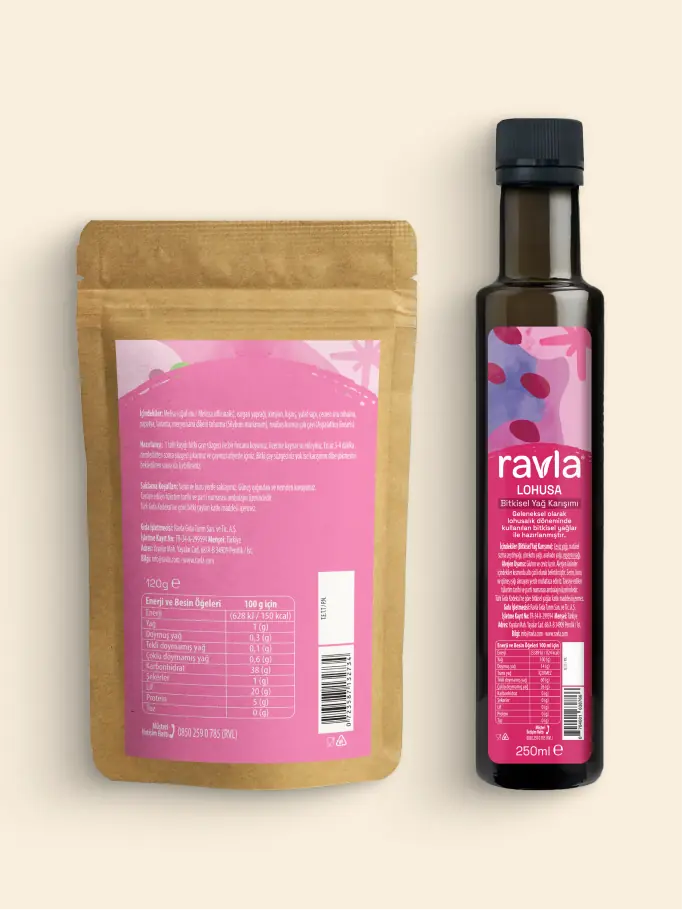 2’li Ürün - Ravla Lohusa Bitkisel Yağ Karışımı - 250ml / Ravla Lacto Anne Çayı - 120g