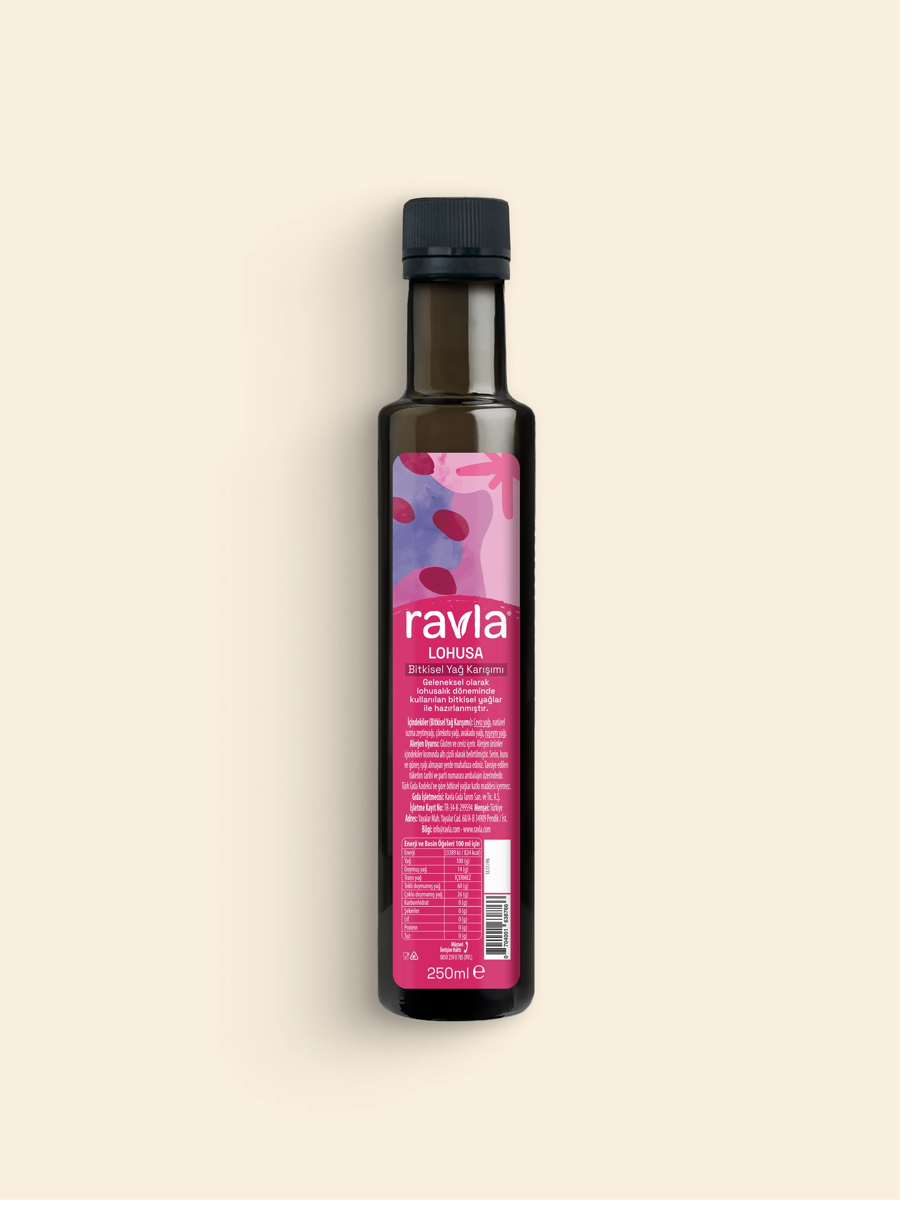 Ravla Lohusa Bitkisel Yağ Karışımı - 250ml