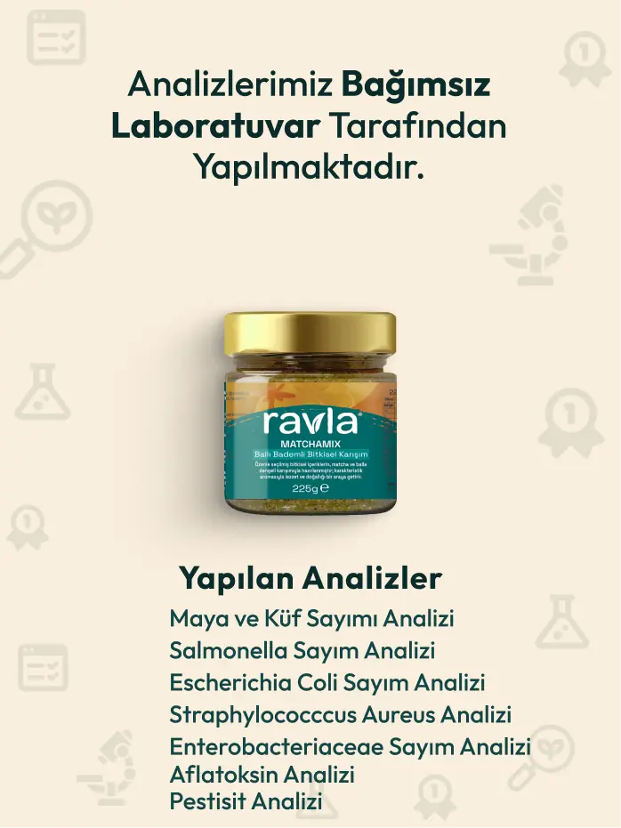 Ravla Matchamix Ballı Bademli Bitkisel Karışım - 225g