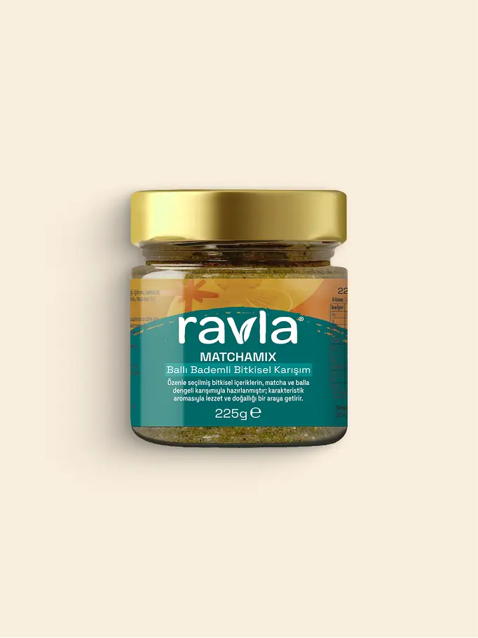 Ravla Matchamix Ballı Bademli Bitkisel Karışım - 225g