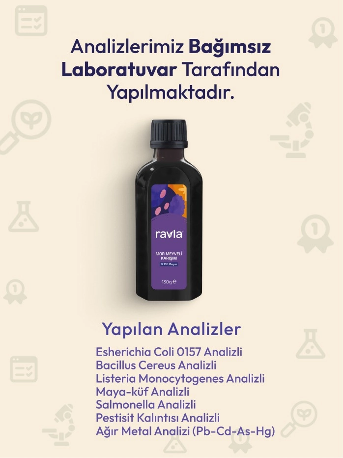 Ravla Mor Meyveli Karışım - 130g