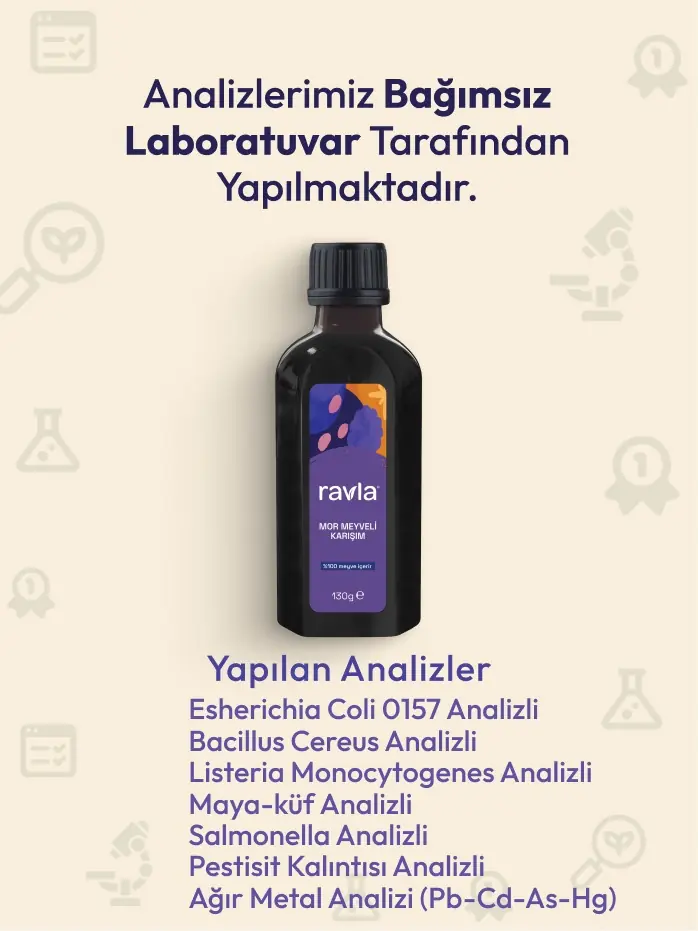 Ravla Mor Meyveli Karışım - 130g