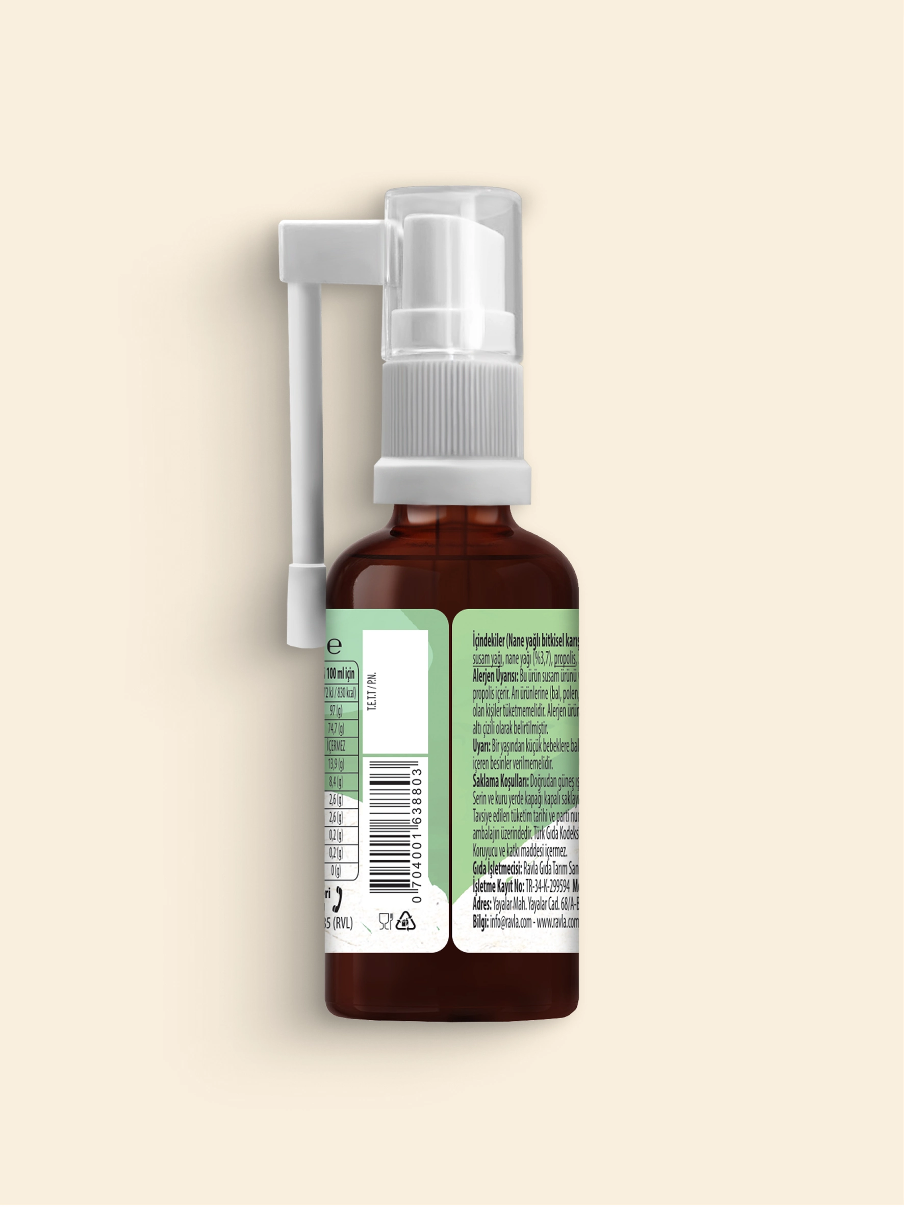 Ravla Nane Yağlı Bitkisel Karışım - 50ml