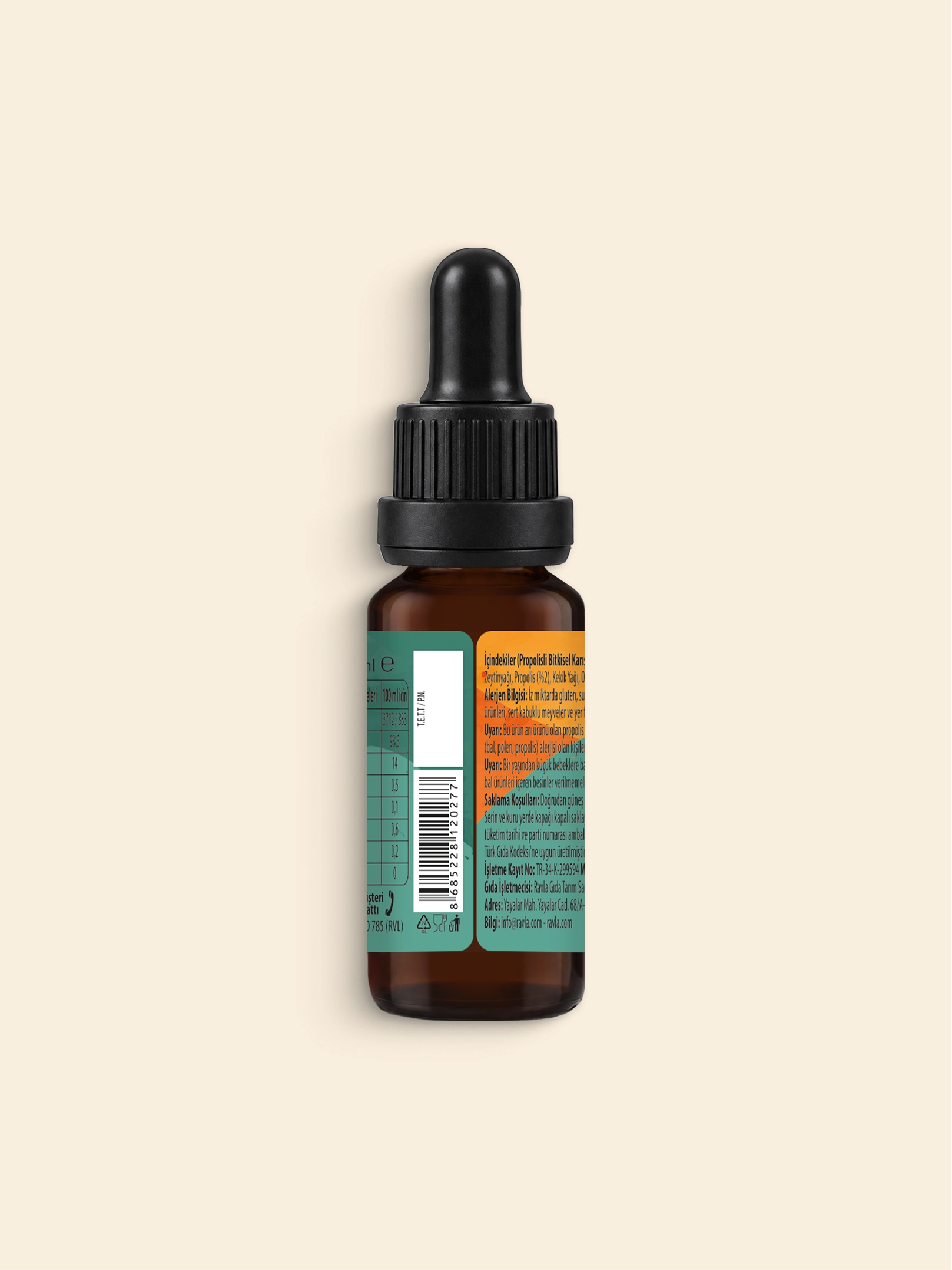 Ravla Propolisa Propolisli Bitkisel Karışım - 20ml