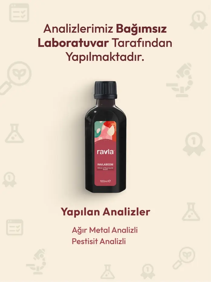 Ravlaboom Bitkisel ve Meyve İçerikli Karışım - 100ml