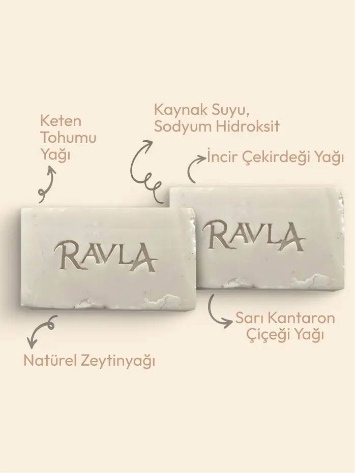 Ravla Değerli Yağlar Sabunu - 180-190g (2 Adet)