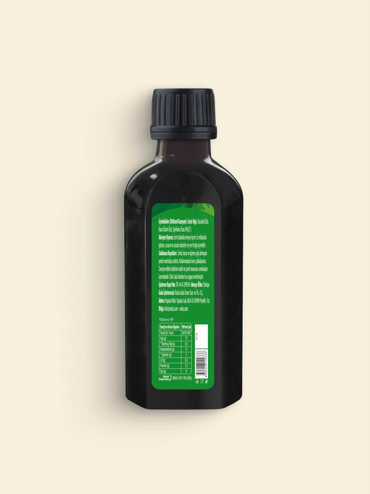 Ravla Spirulinalı Bitkisel Karışım - 100ml