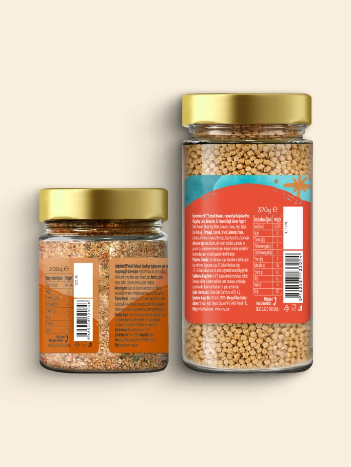 2'li Ürün - Ravla 17 Sebzeli Kuskus - 370g / 17 Sebzeli Tarhana - 200g
