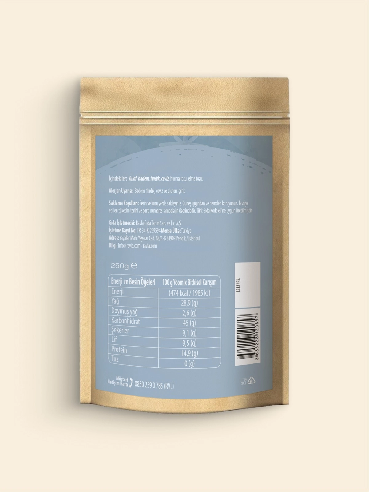 Ravla Yoomix Bitkisel Karışım - 250g
